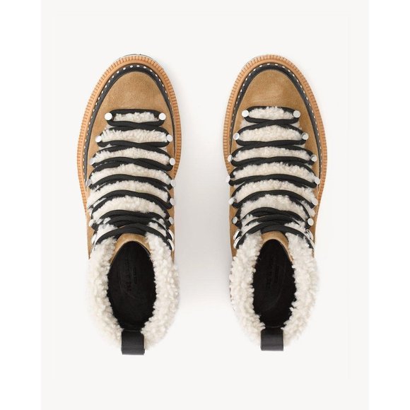 Rag & Bone Compass Camel Leather Booties 36 - Picture 4 of 16